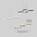 Modern Cross Pendant Light Dimension