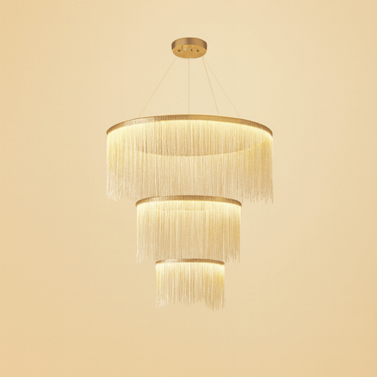 Pendant Light –Gold/Silver/Rose Gold Metal Finish for Living Room