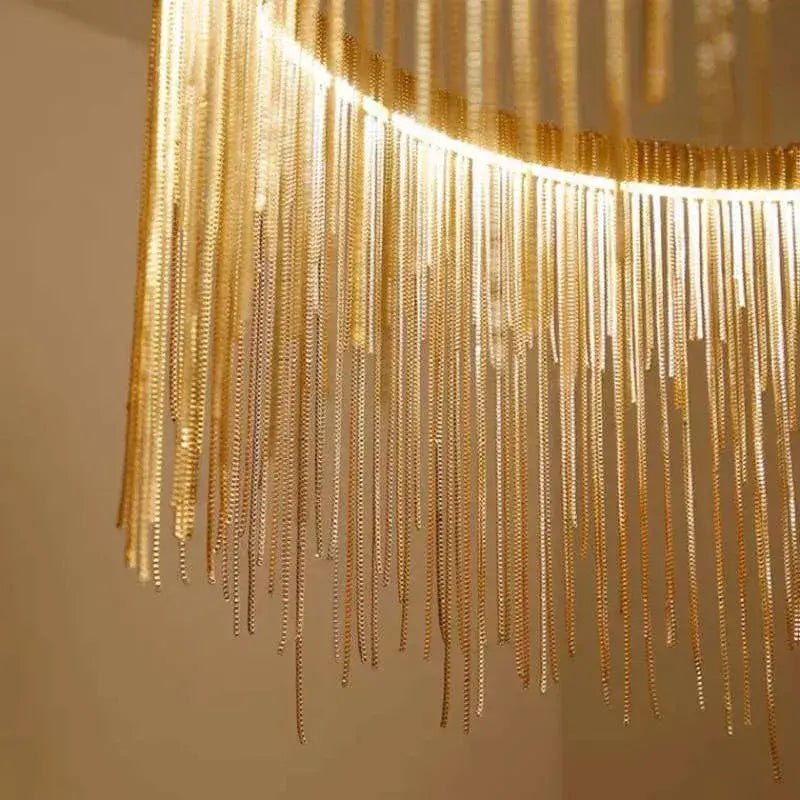 Pendant Light –Gold/Silver/Rose Gold Metal Finish for Living Room