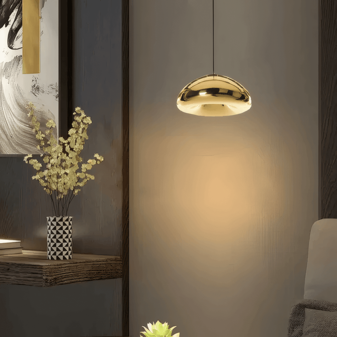 Modern Glass Pendant Light