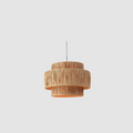 Ceiling Light- Metal & Paper Streamer Shade for Dining Room