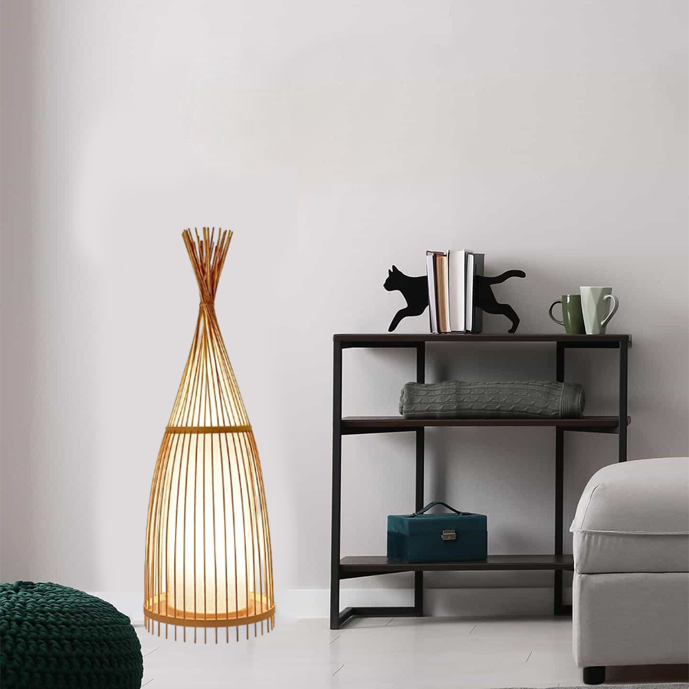 Floor Lamp – Bottle-Shaped Living Room