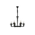 Chandelier - Convertible Wall/Pendant Light with Glass Dining Room