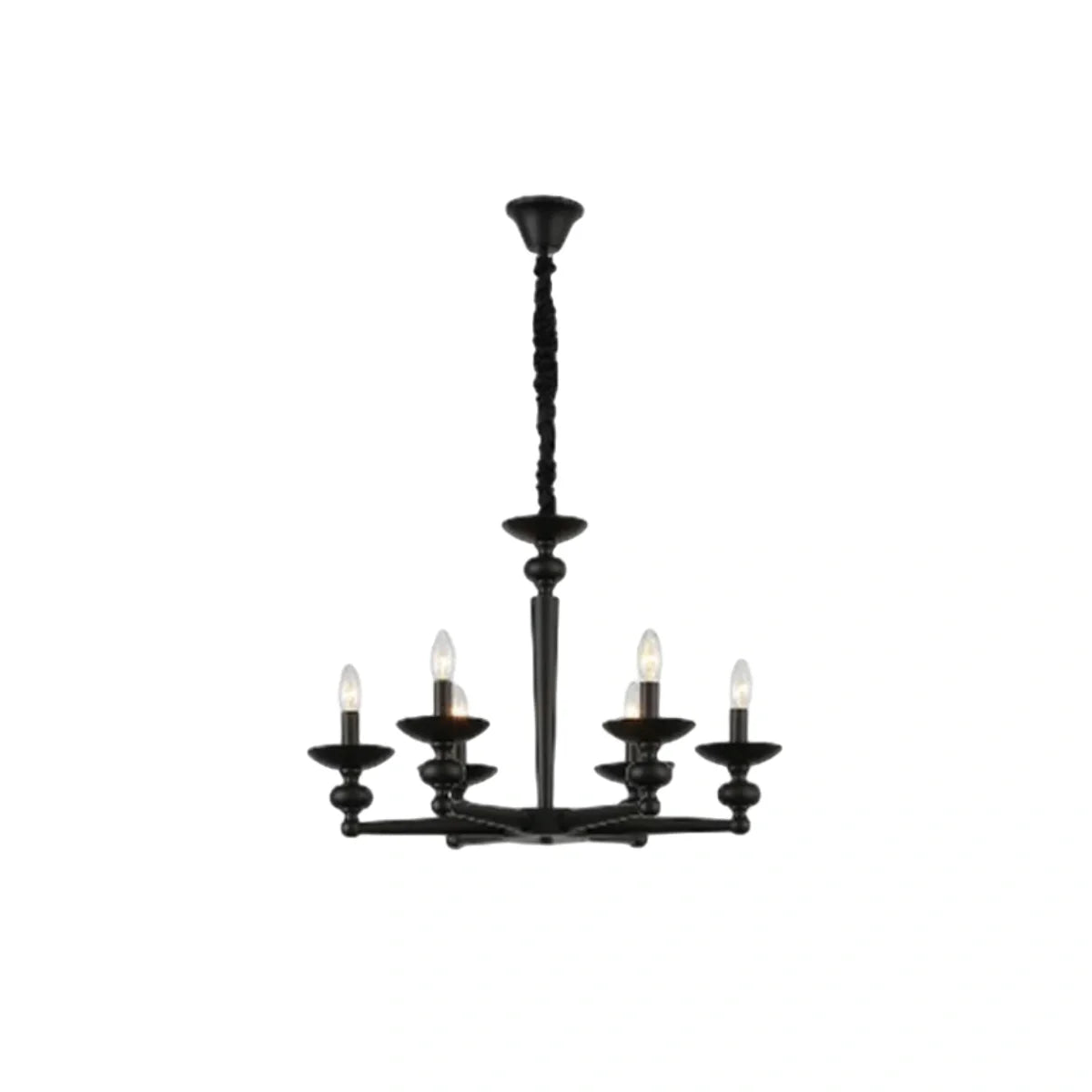 Chandelier - Convertible Wall/Pendant Light with Glass Dining Room