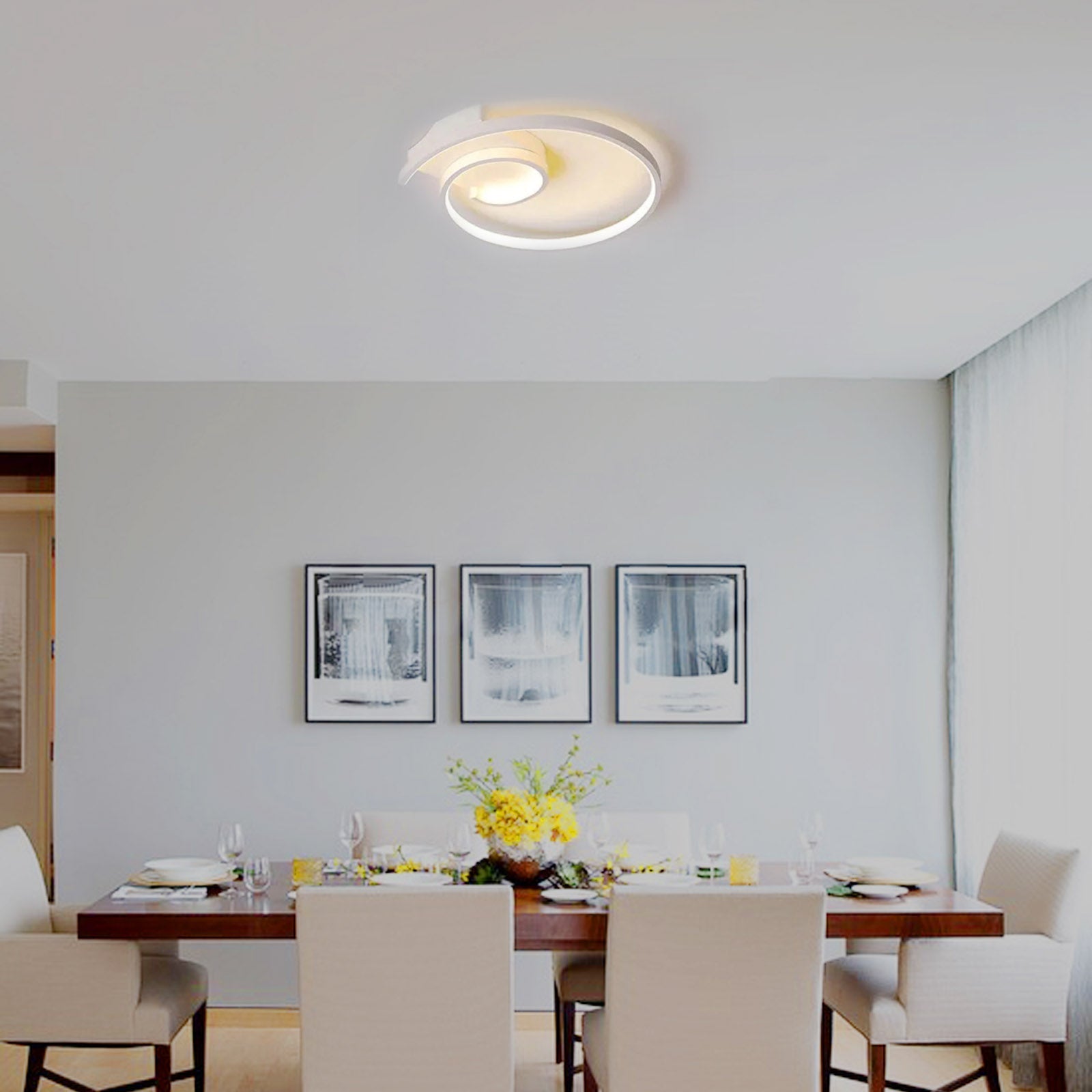 Arcato Spiral Ceiling Light