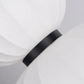 Modern Pendant Light with Silk Shade