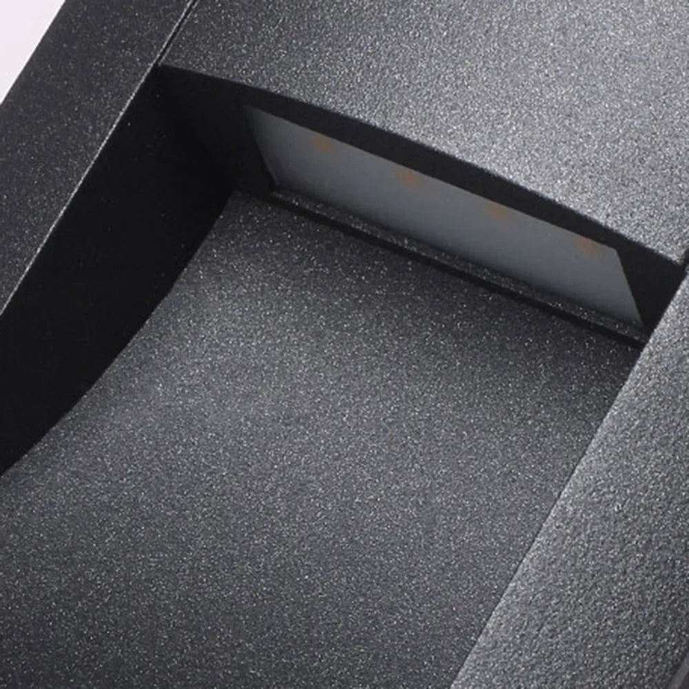 Modern Rectangular Outdoor Deck Step Light