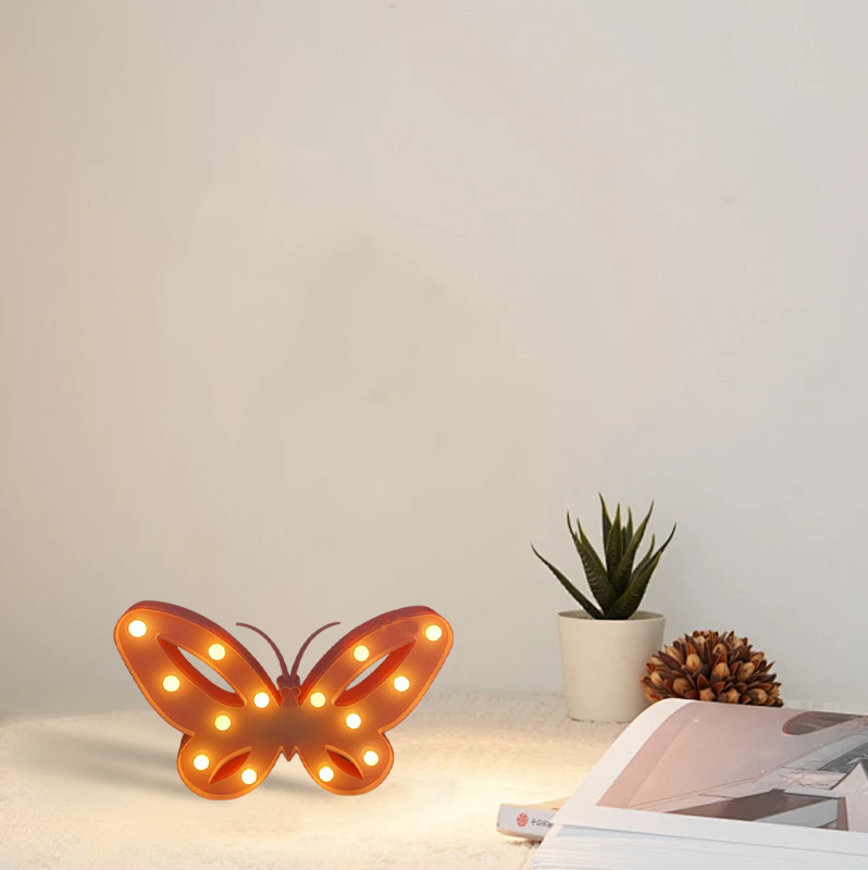 Table Lamp – ABS Butterfly Design for Bedroom