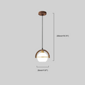 Modern Spherical Pendant Light Dimension