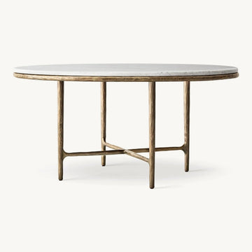 Thadeus Marble Round Dining Table