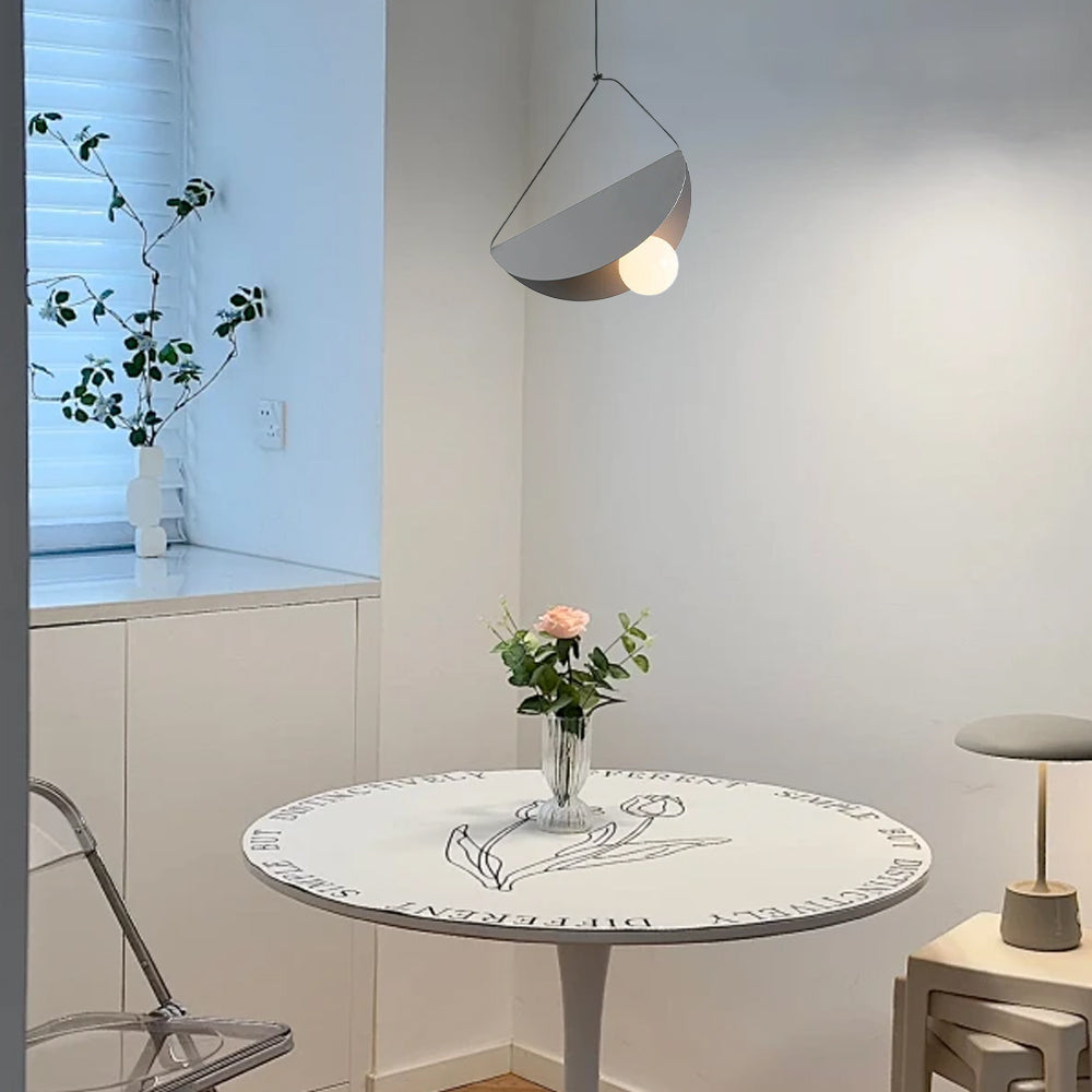 Designer 7-Color Pendant Light - Metal & Glass Uneven Cluster