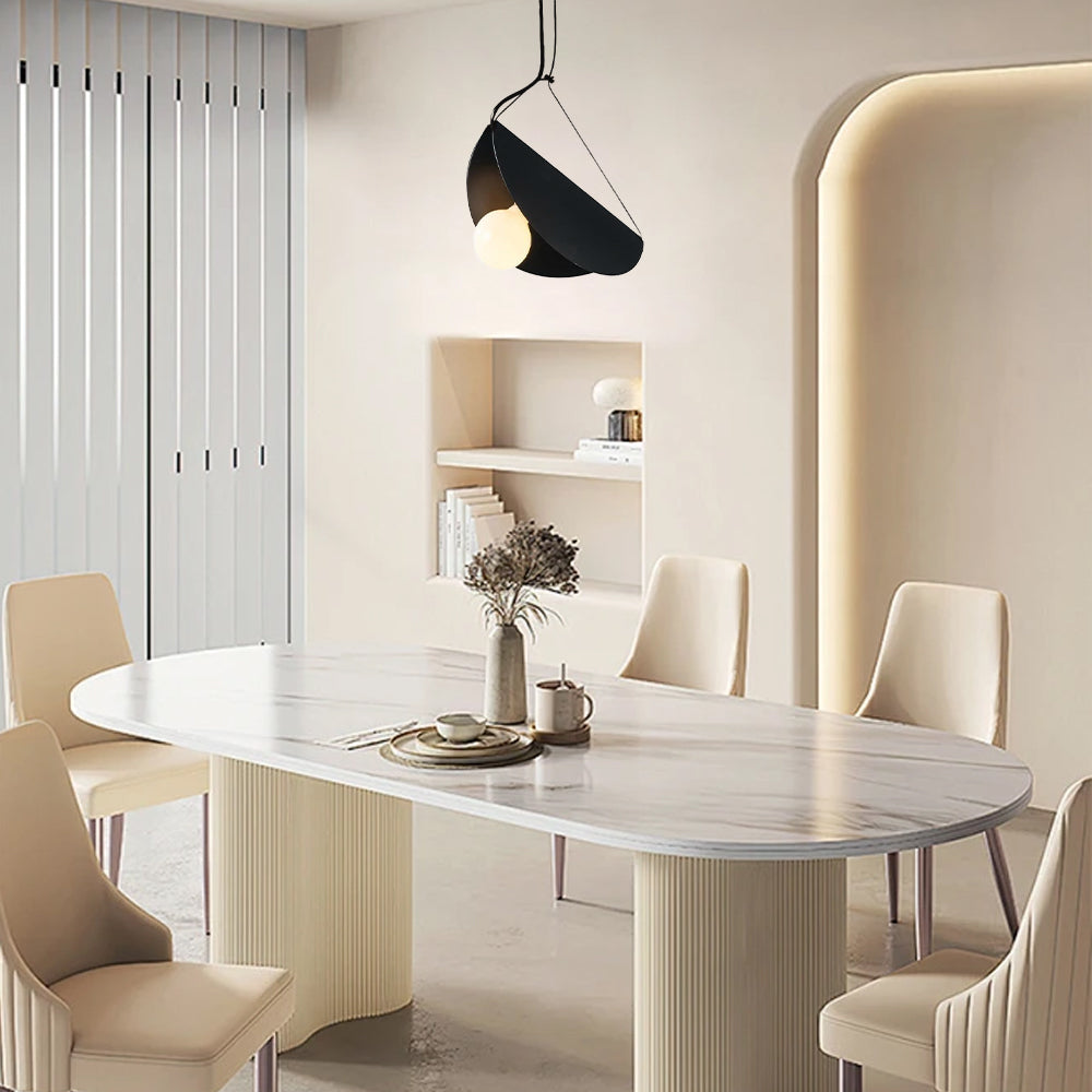 Designer Black Pendant Light - Metal & Glass Uneven Cluster