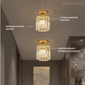 Vetro Modern Ceiling Lamp Metal/Crystal Desig