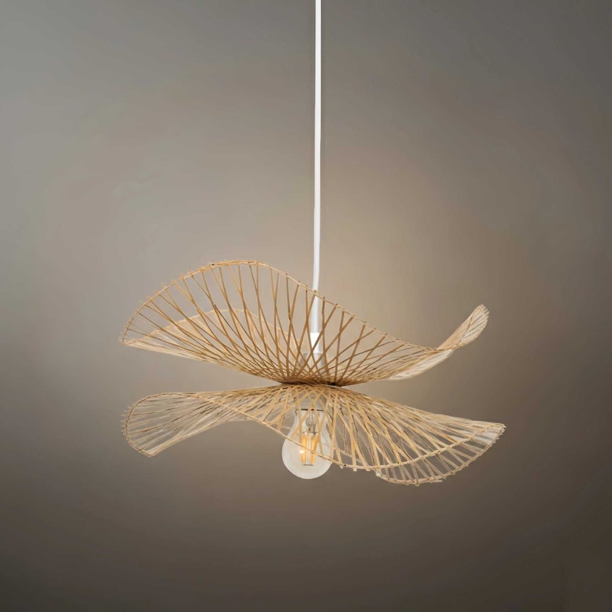 Bamburo Natural Rattan Pendant Light