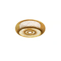 Bamboo Ceiling Light — Round Rattan Woven