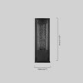 Modern Rectangle Outdoor Wall Lamp Dimension