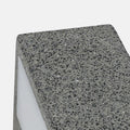 Modern LED Wall Light - Black/White Cement Rectangular