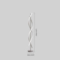 Modern Black & White Floor Lamp Dimension