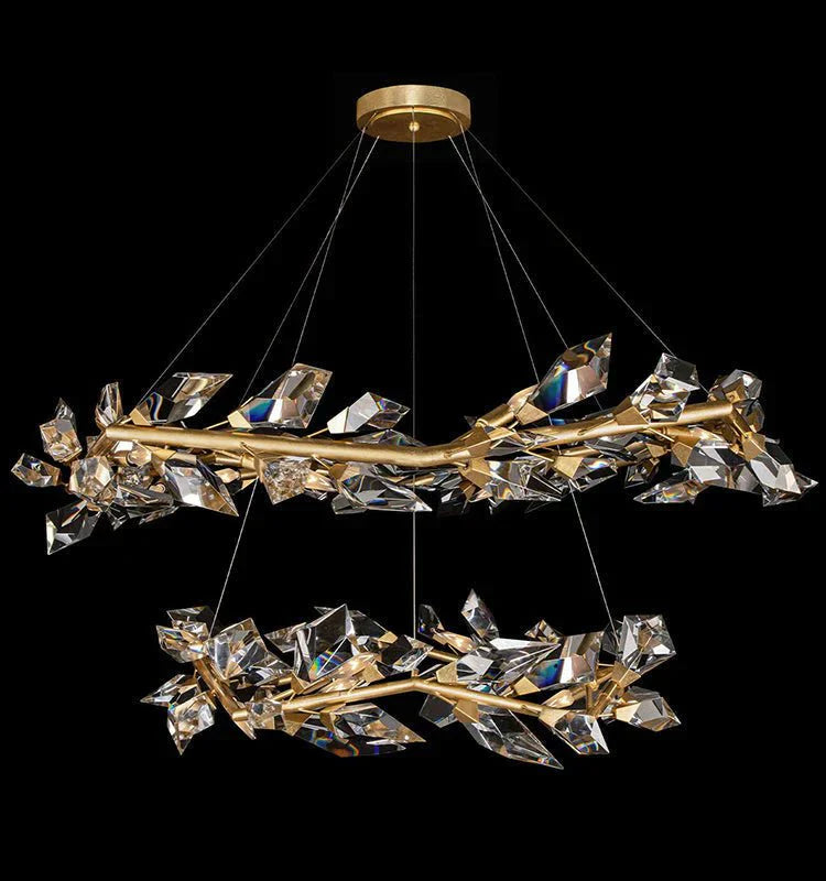 Addison 55" Round Crystal Chandelier - Joyfuzzy
