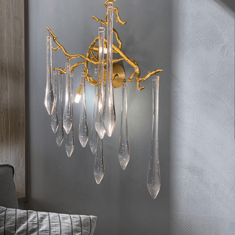 Agnes Branch Crystal Wall Sconce - MediumClearJoyfuzzy
