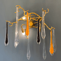 Agnes Branch Crystal Wall Sconce - MediumColorfulJoyfuzzy