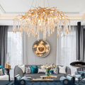 Agnes Brass Branch Crystal Chandelier - 35.43