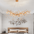 Agnes Brass Branch Crystal Chandelier For Dining Room - 47.24“ LJoyfuzzy