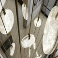 Alabaster Disc Pendant Light - D 9.8''Joyfuzzy