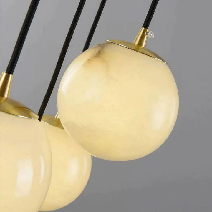 Alabaster Global Wavy Chandelier - 18 LightsJoyfuzzy