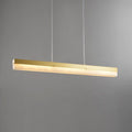 Alabaster Simple Linear Kitchen Island Chandelier 吊灯 rbrights 39.37