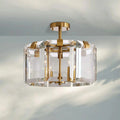 Amaya 4 - Light Flushmount - BrassJoyfuzzy