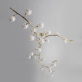 Contemporary Hand - blown Glass Globes Branch Chandelier for Dining Room Living Room and Kitchen Island - L140