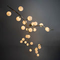 Contemporary Hand - blown Glass Globes Branch Chandelier for Dining Room Living Room and Kitchen Island - L140
