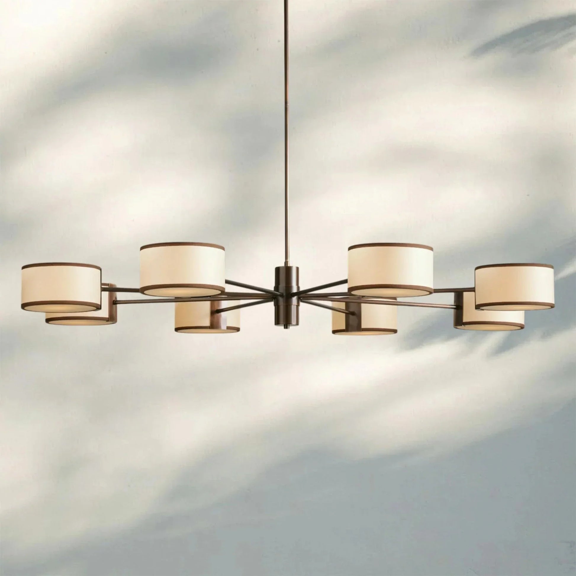 Daphne Round Chandelier 48''60'' - 60"EcruJoyfuzzy
