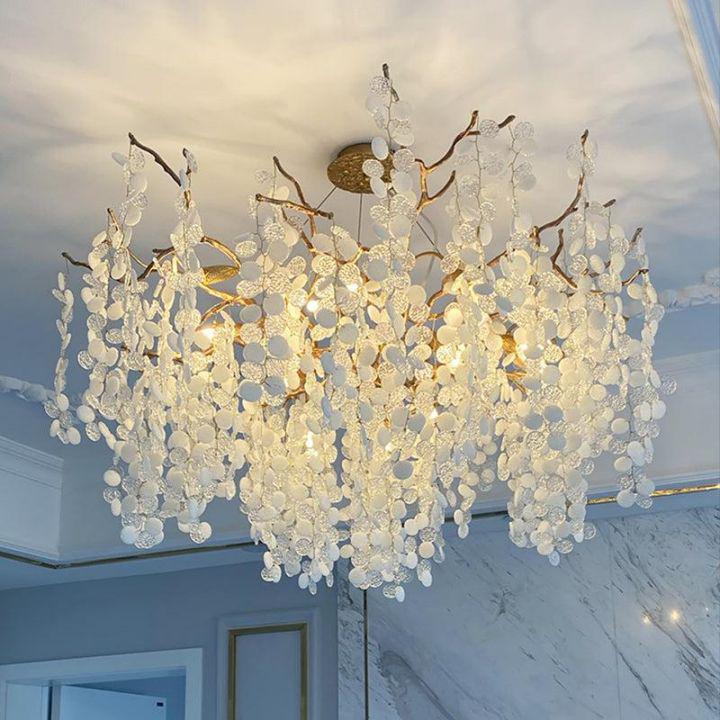 Donna Modern Round Branch Chandelier - ClearJoyfuzzy