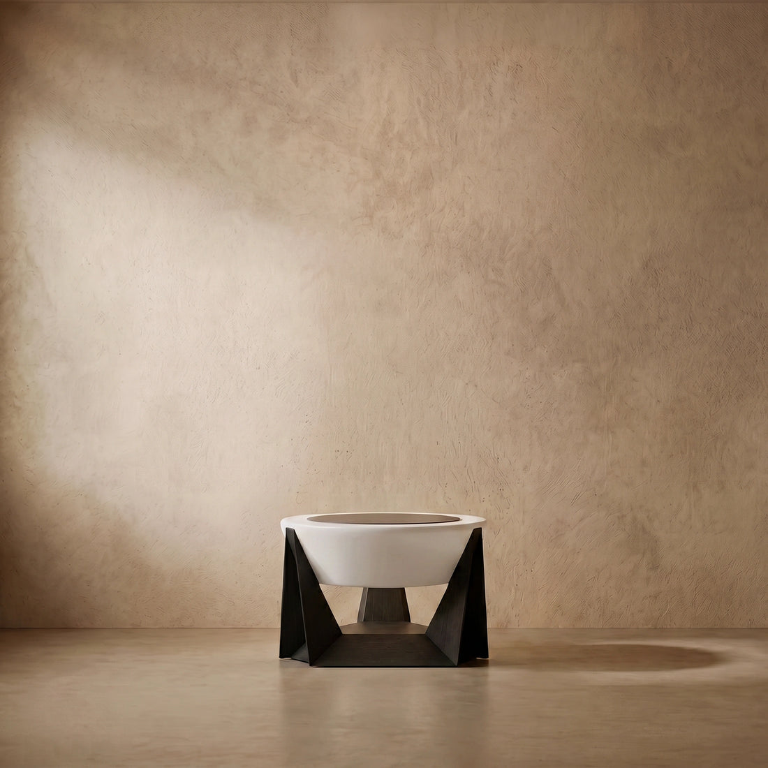 Stellar Modern Drum-Shaped Outdoor Lamp