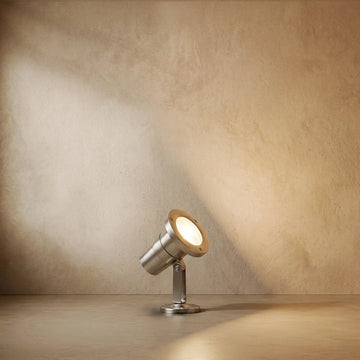 Varlont Irondale Modern Pathway Lights - Silver Metal & Glass Irregular Design for PathVarlont