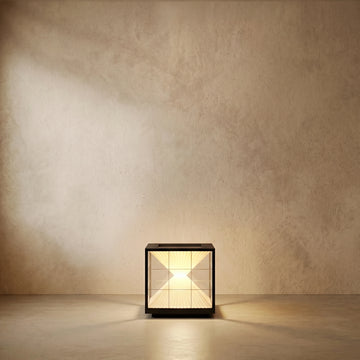 Arcato Modern Metal Solar Outdoor Pillar Lights