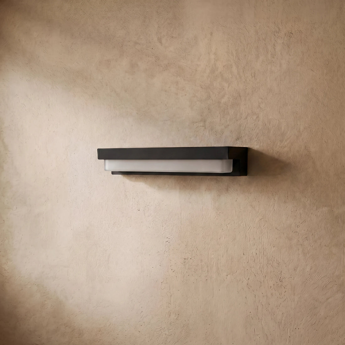 Arcato Modern Solar Linear Outdoor Wall Lamp