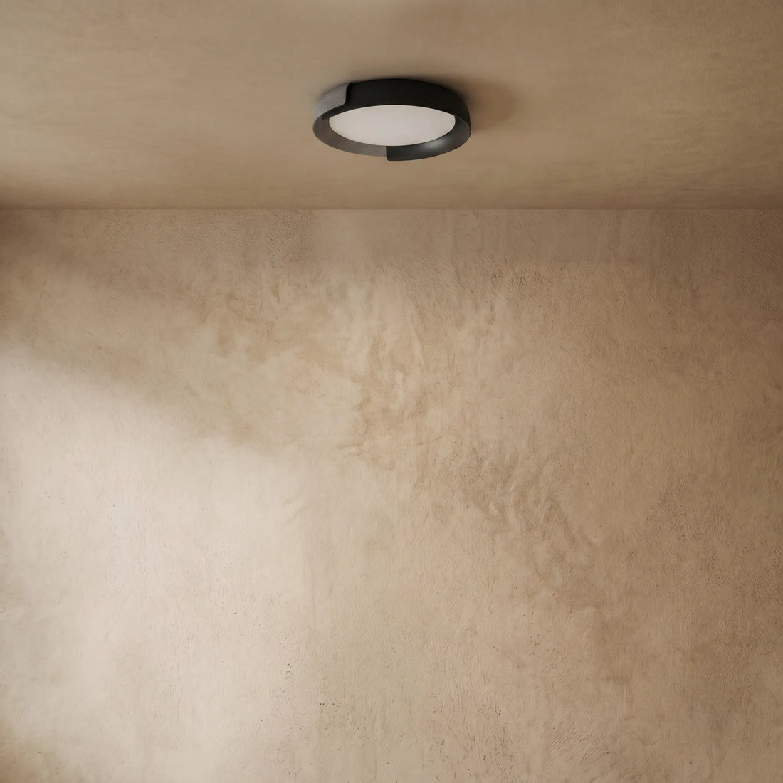 Varlont Embrace Modern Round Flush Mount Ceiling Light – Metal & Acrylic LED Fixture for Bedroom