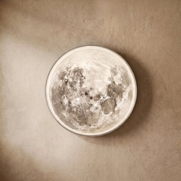 Moon Wall Light Luna, Waterproof Outdoor Moon Lamp for Patio Garden & Bathroom
