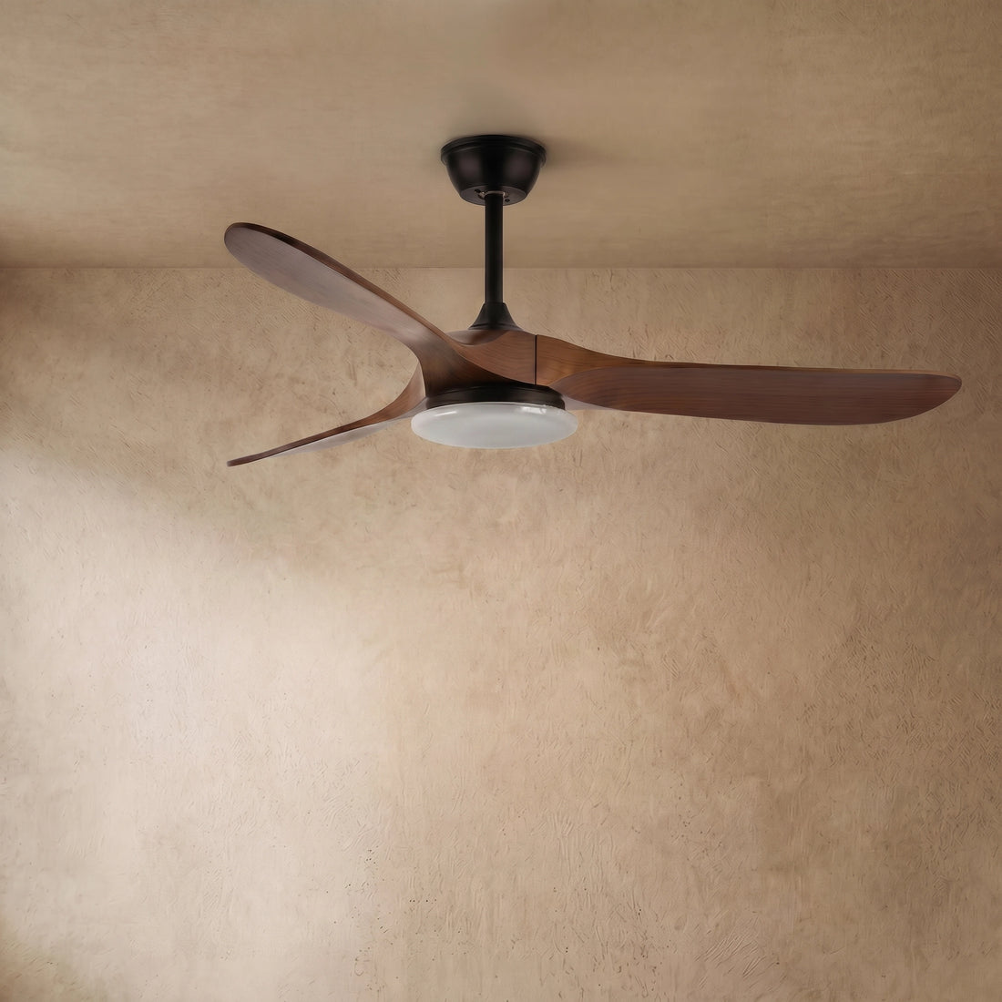 Zenno Modern Wood Ceiling Fan Light – 42” 52” Adjustable Airflow & Light Dining Room