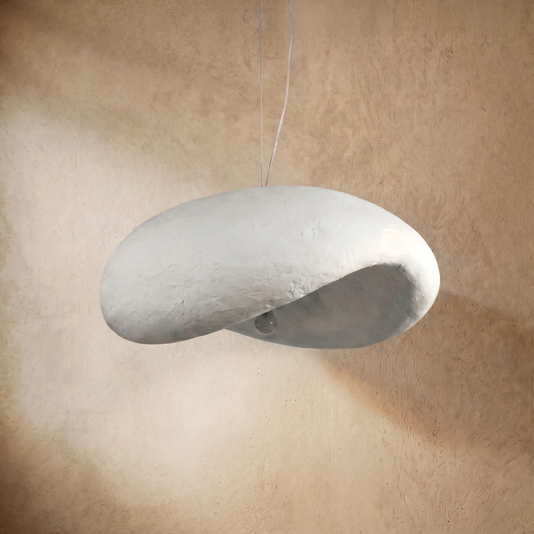 Sandora Modern White Dome Pendant Light – For Dining/Living Room