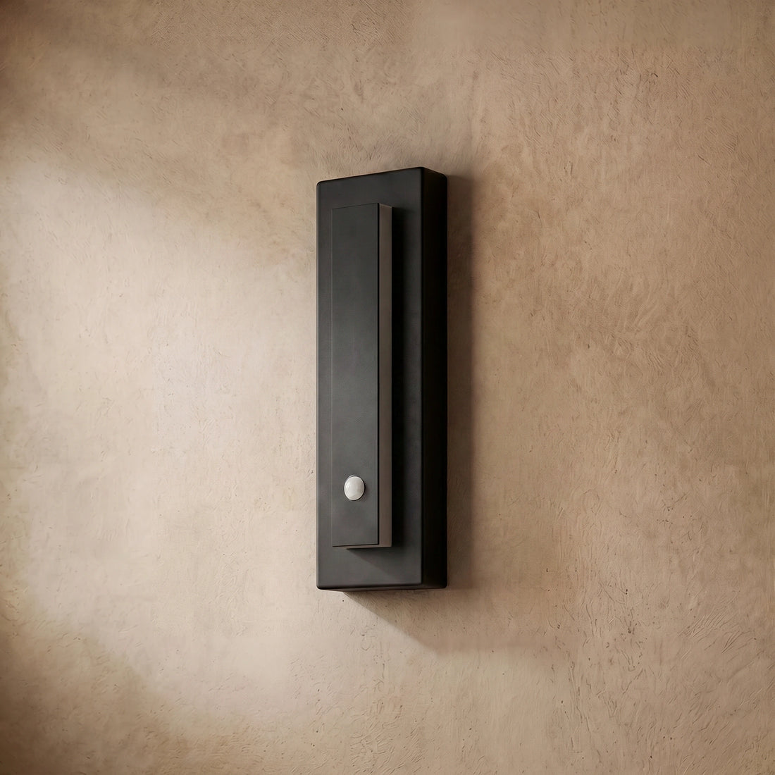 Varlont Prisma Modern Metal & Acrylic Wall Lamp - Black Rectangular Design for Garden