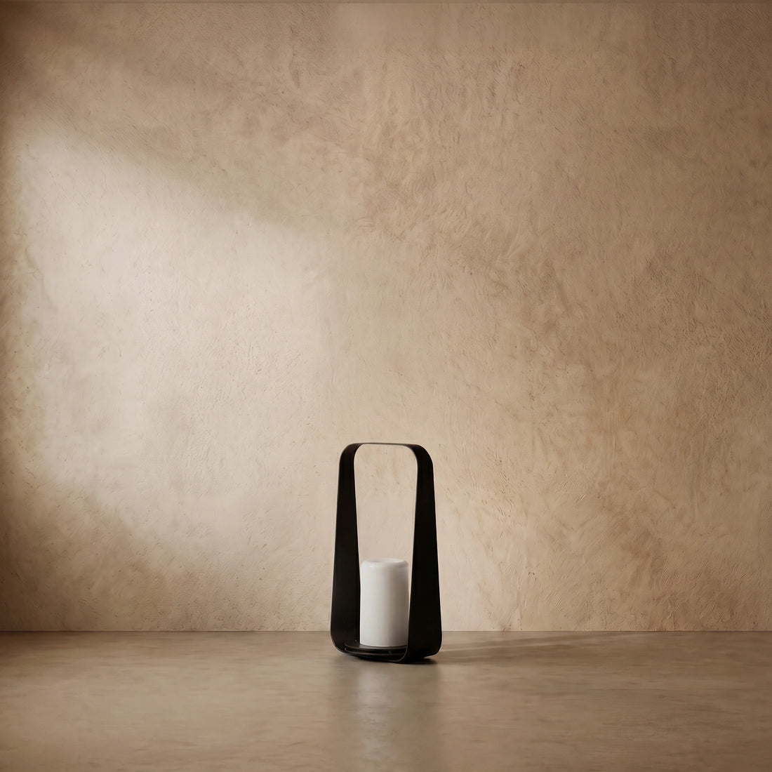 Varlont Lunara Modern Portable Floor Lamp - Rechargeable Outdoor Light in Coffee and Grey