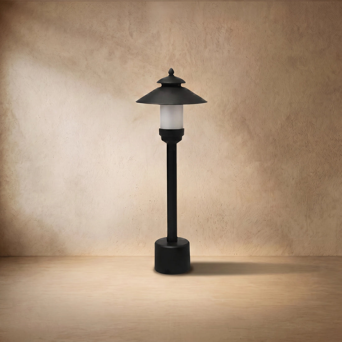 Varlont Irondale Modern Hooded Outdoor Pathway Light for Lawn