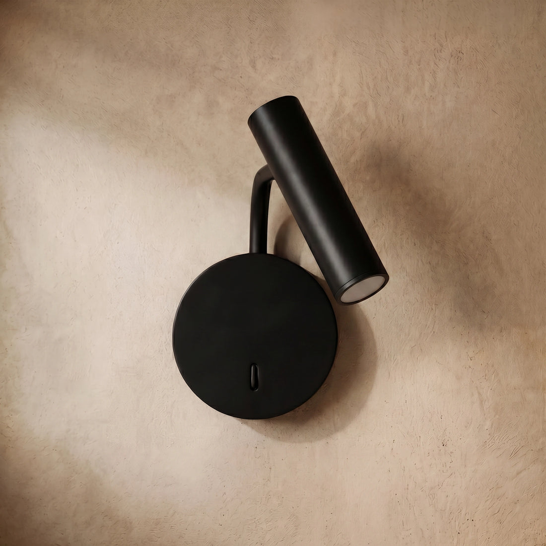 Arcato Modern Metal Wall Lamp - Black/Gold Dual Finish for Bedroom/Living Room