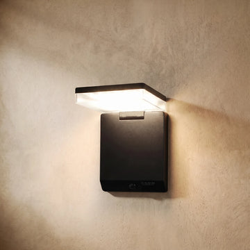 Arcato Modern Solar Outdoor Wall Lamp Acrylic with Motion Sensor (Waterproof)