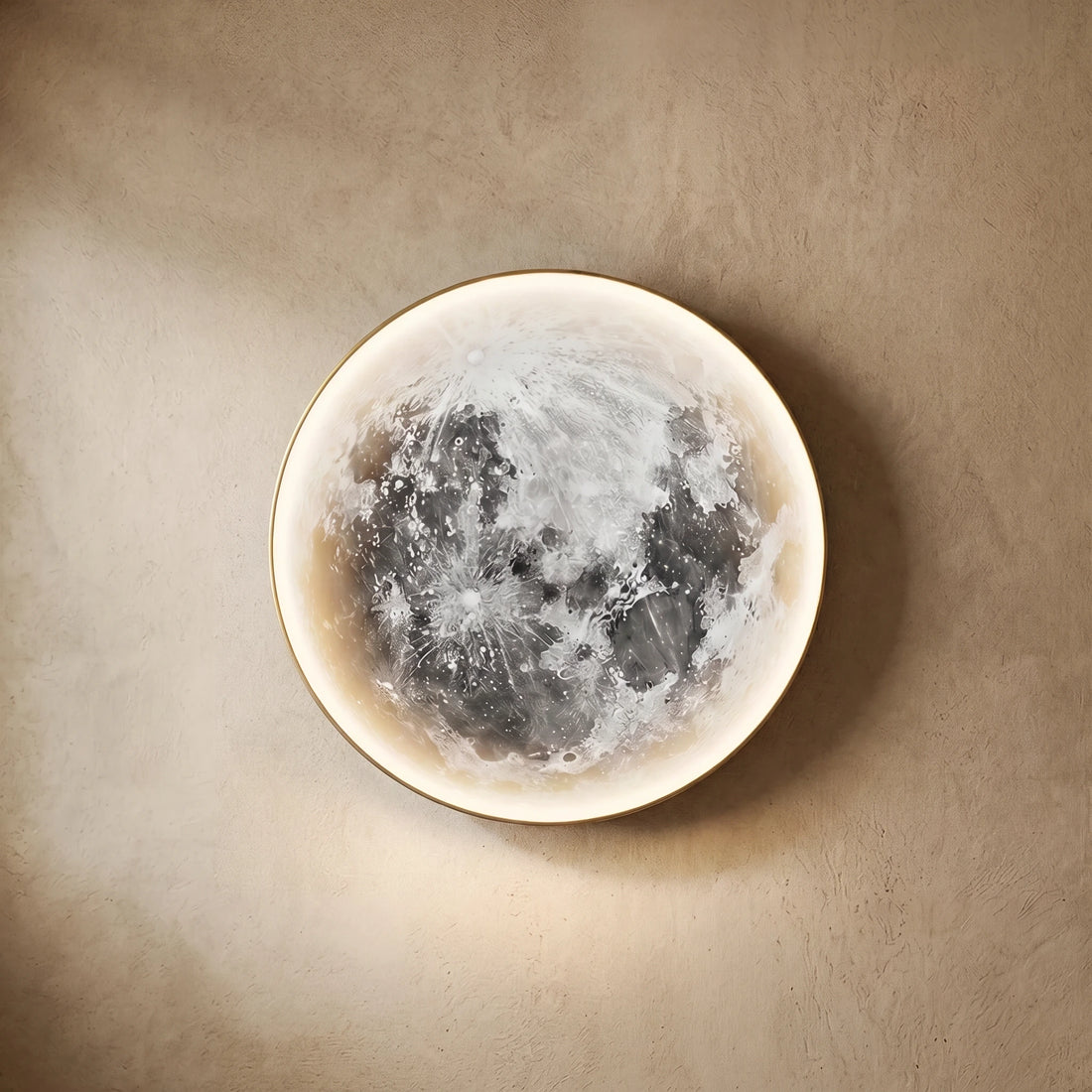 Moon Wall Light Luna, Waterproof Outdoor Moon Lamp for Patio Garden & Bathroom