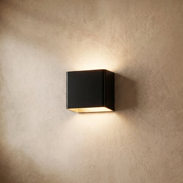 Morandia Modern Square Metal Wall Lamp - 6 Colors for Bedroom